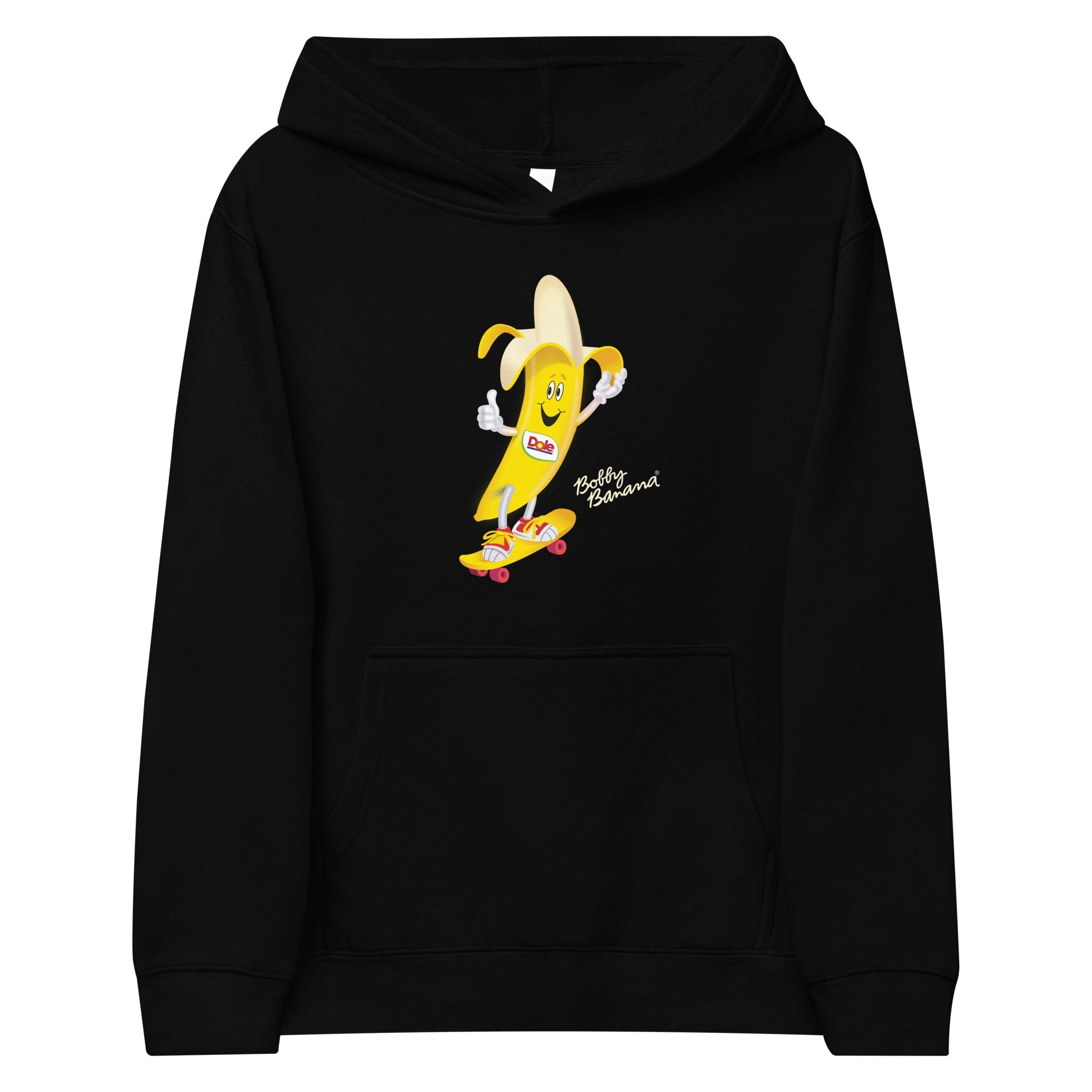 Dole Bobby Banana Skateboard Kids Hooded Sweatshirt-3