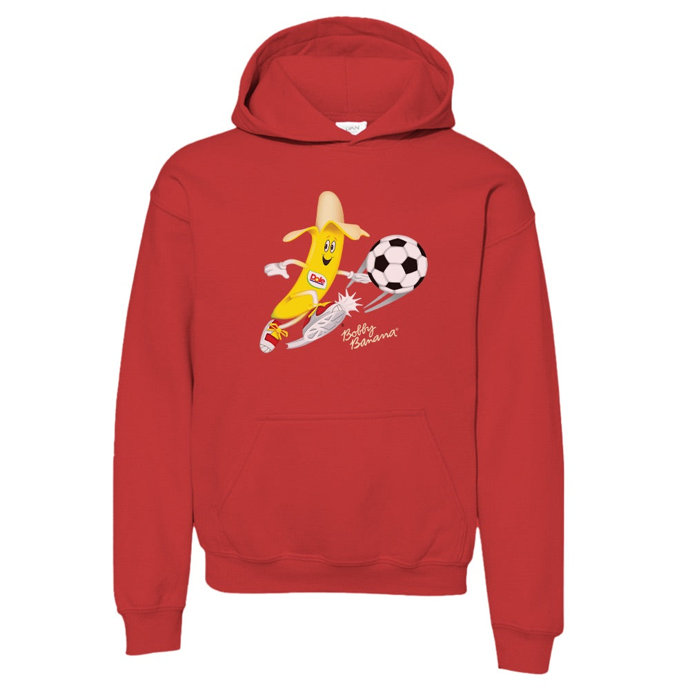 Dole Bobby Banana Soccer Kids Hooded Sweatshirt-0