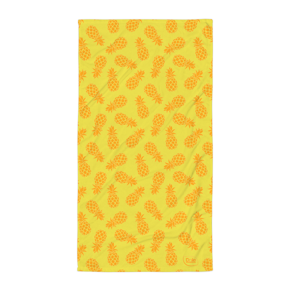 Dole Pineapple Pattern Navy Beach Towel-2
